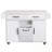 Kitchen Island with Adjustable Shelf, Spice & Towel Rack and Drawer-187869947