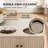 Oak Elevated Dog Bowl with Hidden Storage Cabinet