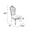 Chaise de salle à manger Platine Bodeaux