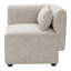 Chaises de coin modernes Chaises d'appoint rembourrées Design contemporain