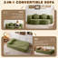  Canapé convertible rembourré 77 po-129354343
