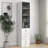 70.87" H Tall Bathroom Storage Cabinet With 1 Glass Door And 3 Drawer, Narrow Storage Unit, Floor Cabinet For Bathroom, Living Room, Entryway, Kitchen