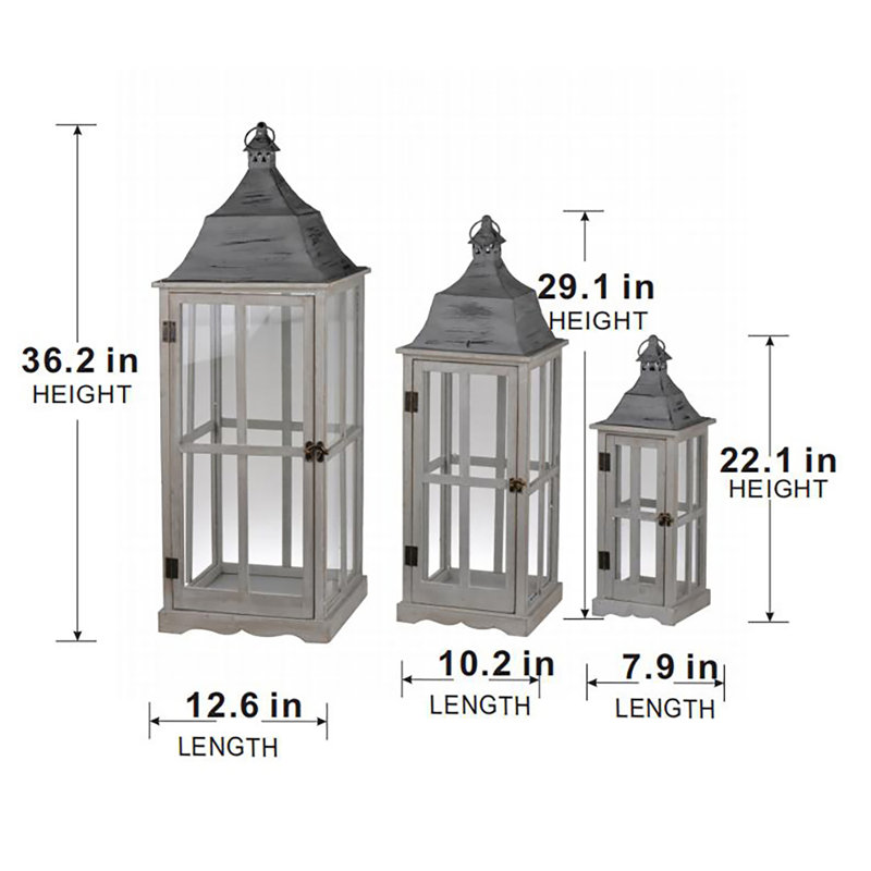 Lanternes à fenêtre S / 3