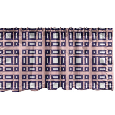 Ambesonne Winter Valance Pack of 2 Blizzard 47916