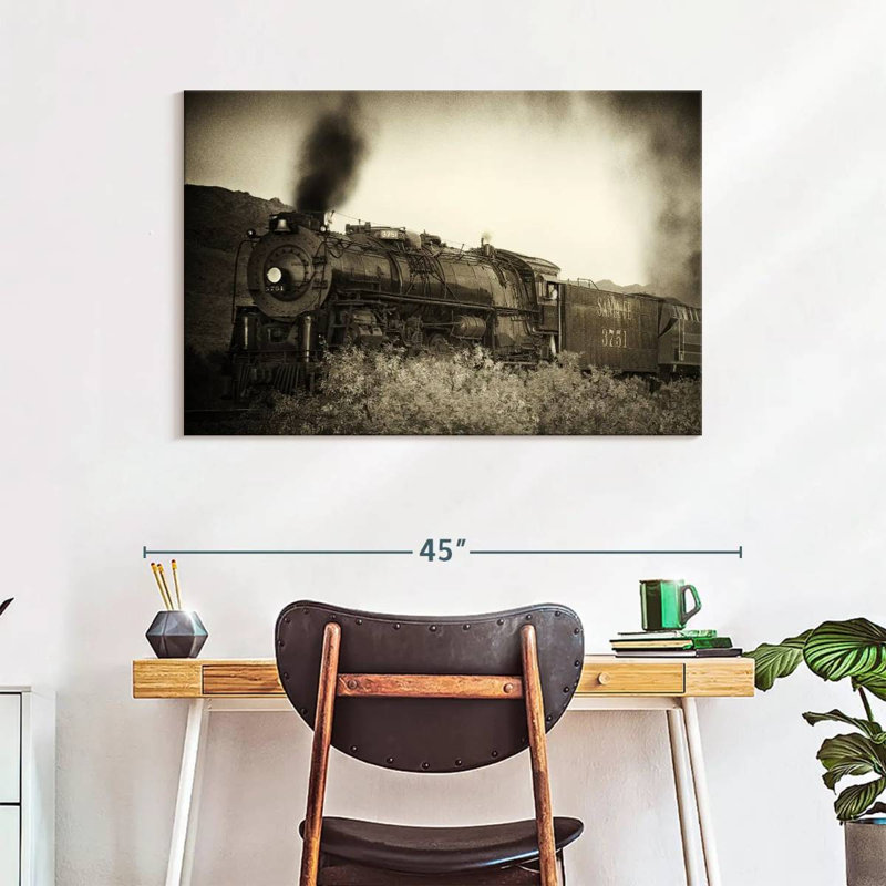 Mehar Train Arrival I, 26" H x 39" W