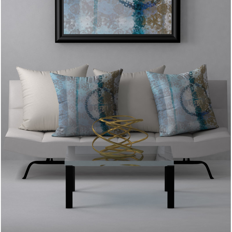 Housse de coussin carrée/insert, 24 po x 24 po