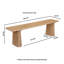Mango Wood Bench