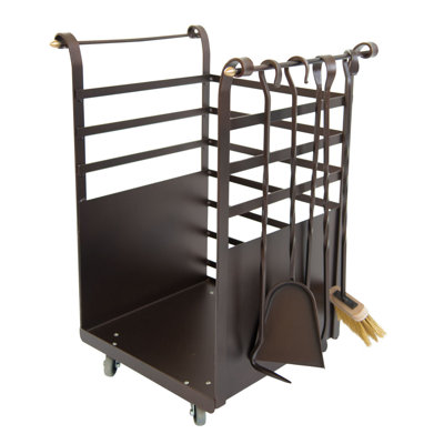 Wescosville 52cm W Metal Log Rack