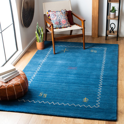 Tapis en laine tissé à plat à la main Danforth