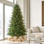 Sapin de Noël artificiel pré-éclairé 7 pi avec 460 lumières RVB multicolores