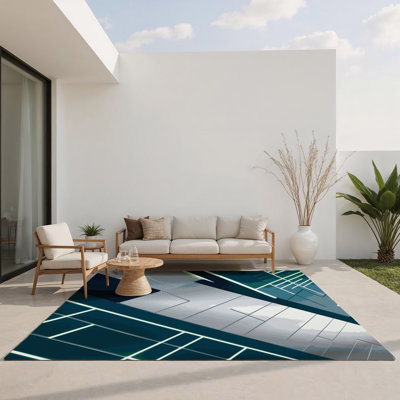 Tapis intérieur et extérieur Nebula Wave
