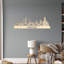 Décoration murale en bois Chicago City Skyline-1378374613-1378374612