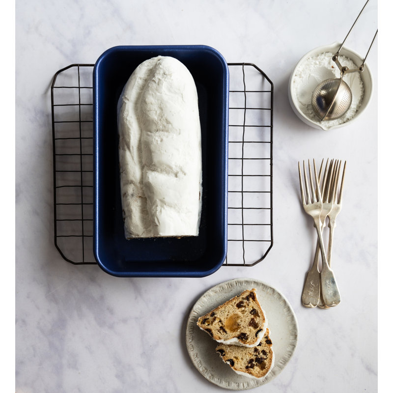 Blue Aluminum Nonstick Rectangular Loaf Pan