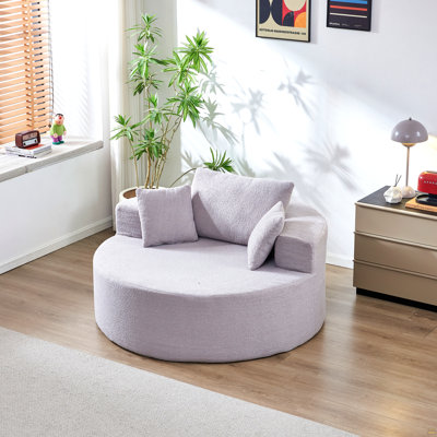 Chaise ronde Teddy Plush