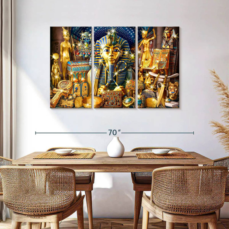 Keiri Treasures Of Egypt, 36" H x 57" W