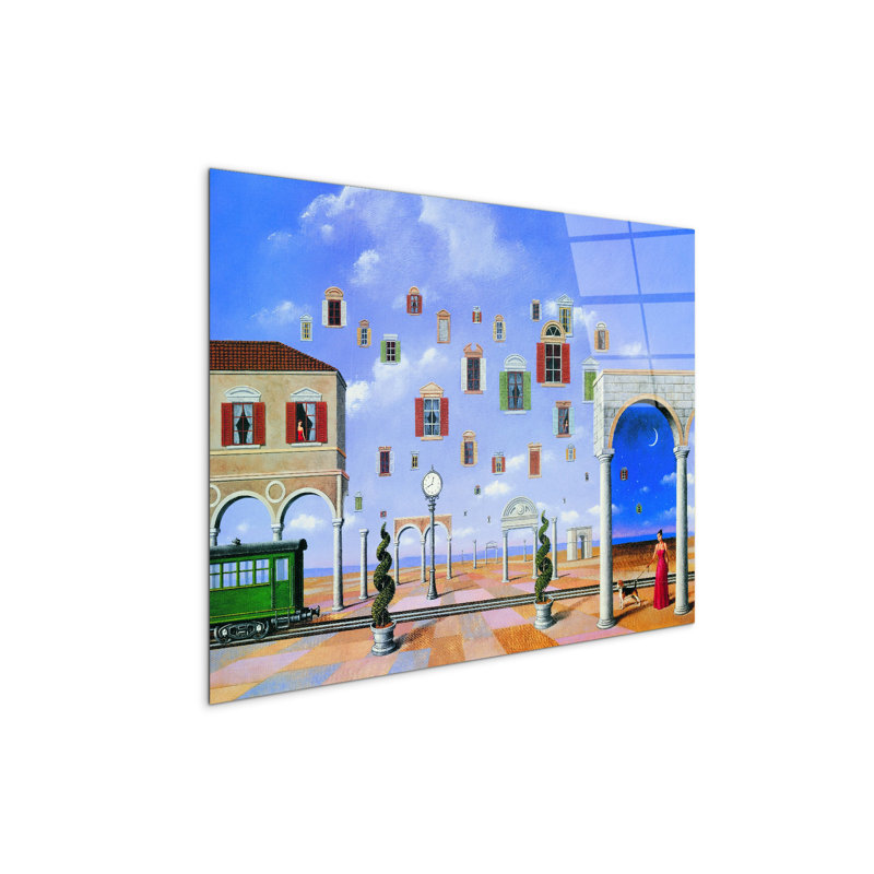 Radical Transformation Of Symbols, 2002 58×78 Cm CrystalArt Acrylic Material Glass Effect, Frameless Panel, Lightweight Ready To Hang - No Frame Print on Plastic / Acrylic