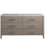 Commode double 6 tiroirs Brody