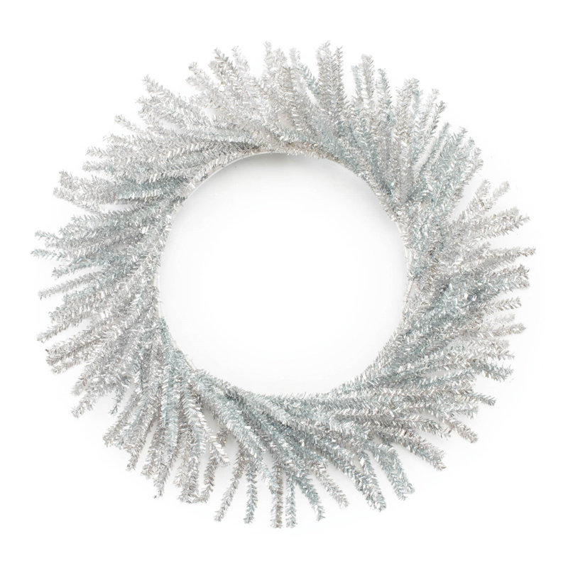 Couronne de Noël artificielle 21 po Tinsel