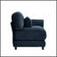 Canapé RSF en velours côtelé avec 1 coussin - bleu-888023442-888023440