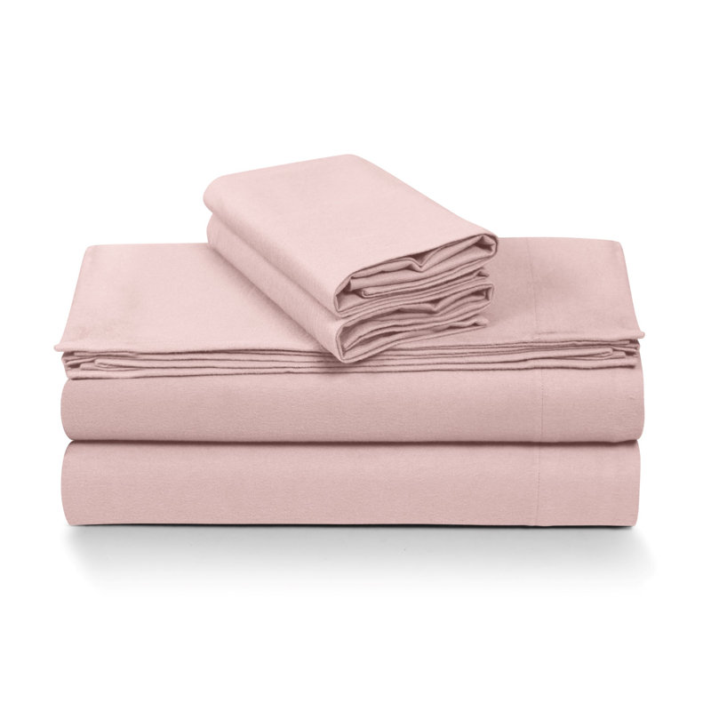 6-oz Cotton German Flannel Deep Pocket Sheet Set, California King Sheet Set with 3 Additional Pieces, Giovanna Floral