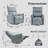 Power Swivel Rocker Recliner Chair-1745927974