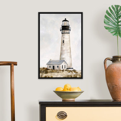 " Rustic Lighthouse II Canvas Wall Art " by Ethan Harper