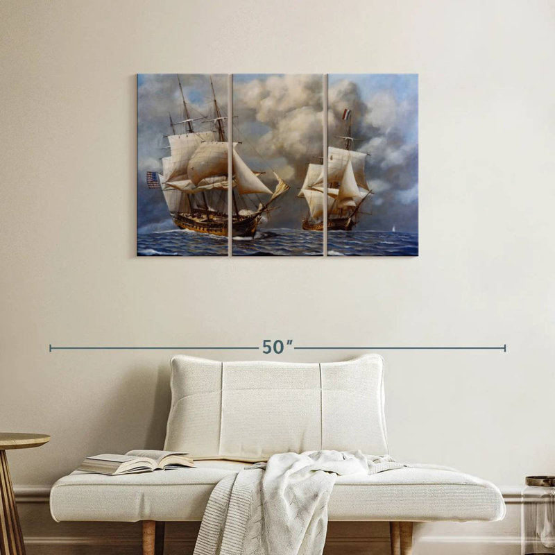 Mehar Naval Battle, 24" H x 38" W