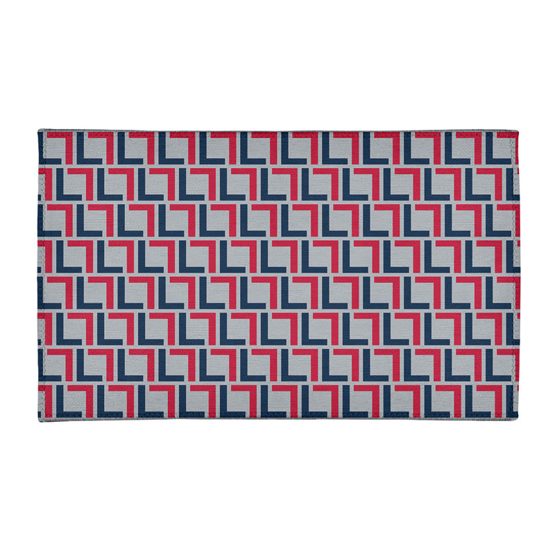 Geometric Indoor Rug, Rectangle 4' x 6'