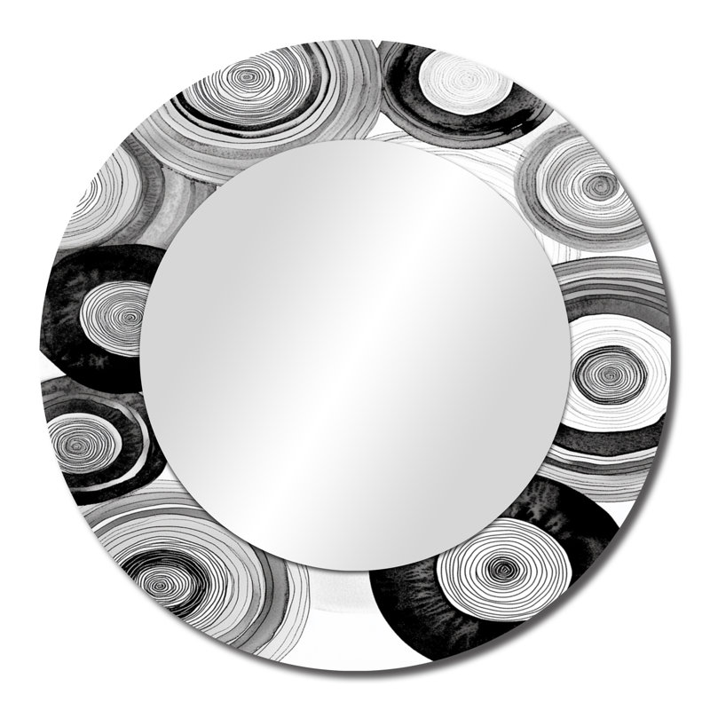 Miroir mural Radial, 23" x 23"