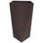 Yarisma Geometric Fiberstone MGO Clay Planter Mid-Century Modern Tall Tapered Indoor/Outdoor Plant Pot-43284818-43284783