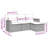 Vidaxl Garden Sofa Set Black, Cream White