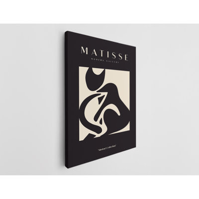Henri Matisse Cat Siluette Canvas Print