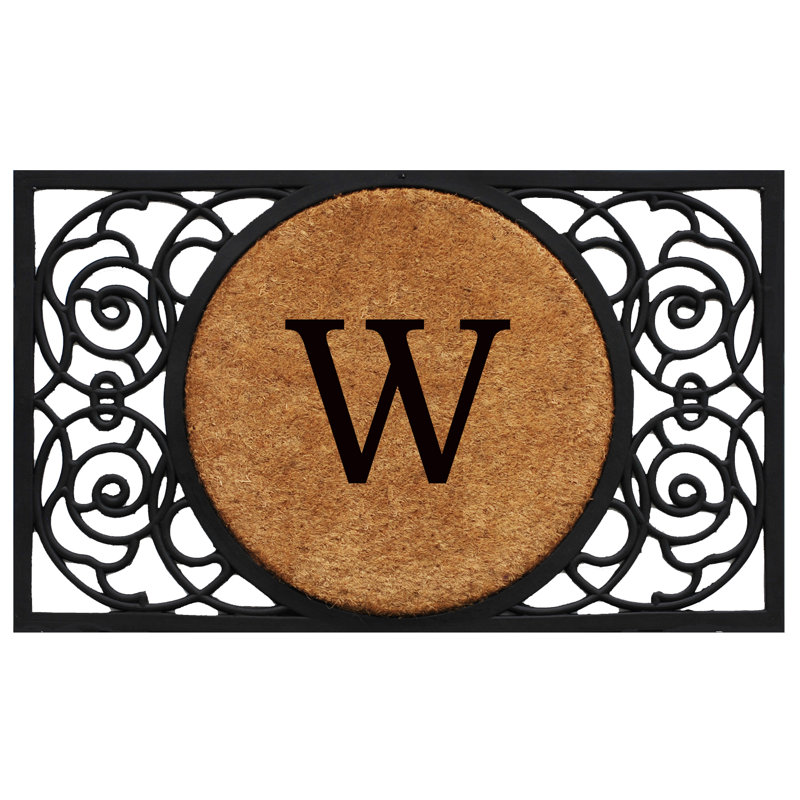 Cermenho Non-Slip Outdoor Doormat, W, Rectangle 18" x 30"