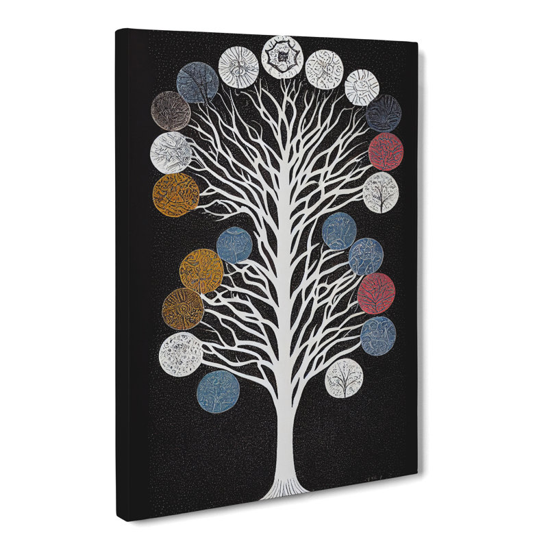 Contemporary Tree Vol.3 - Wrapped Canvas, 50cm H x 35cm W x 3cm D