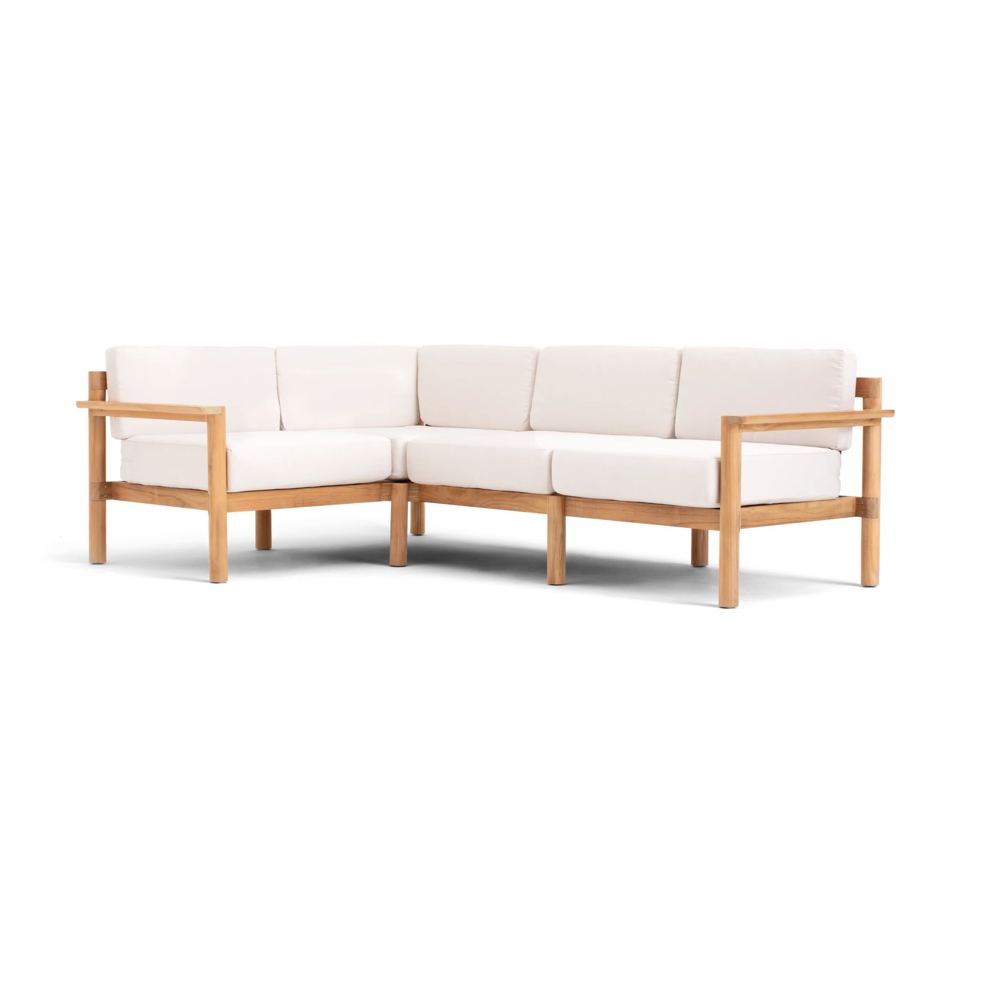 Haven 89.25'' Wide Patio Sectional with Sunbrella® Cushions, Sunbrella Canvas
