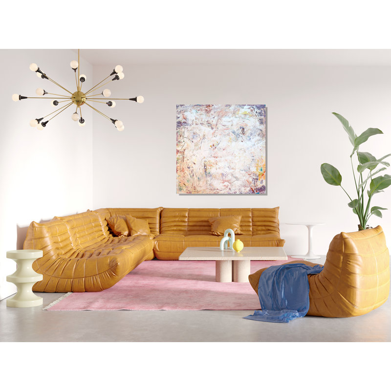 Bubble Gum - Artist Enhanced Canvas Print, 36" H x 36" W x 1.5" D, Wrapped Canvas