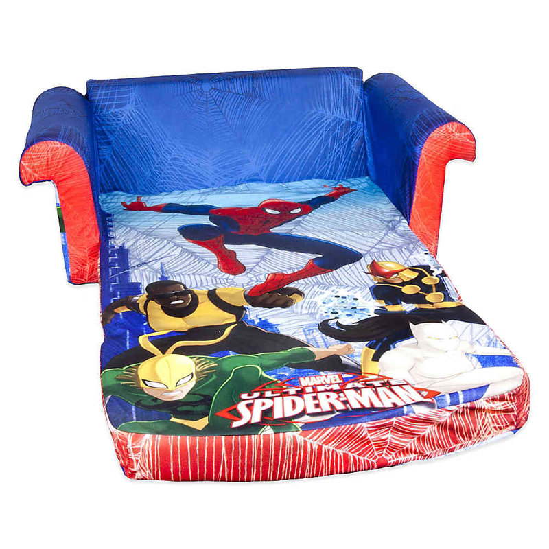 Chaise en mousse pour enfants 2-en-1 Spiderman