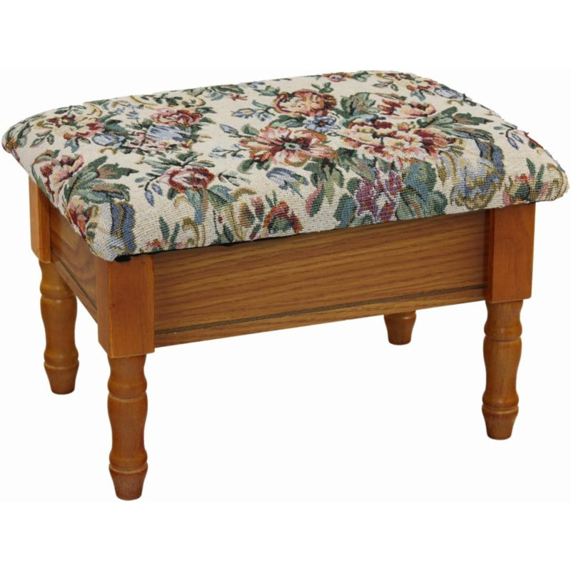 Devli Solid Wood Accent Stool