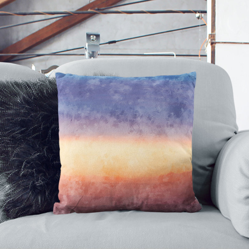 Cloud Stripes Cushion with Filling, 40cm H x 40cm W x 15cm D