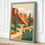 Desert at Noon Southwestern - Wrapped Canvas-1297275706-1297275711
