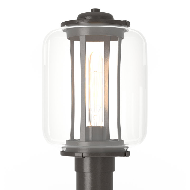 Lampadaire d'extérieur Fairwinds - Verre transparent, Bronze côtier huilé côtier