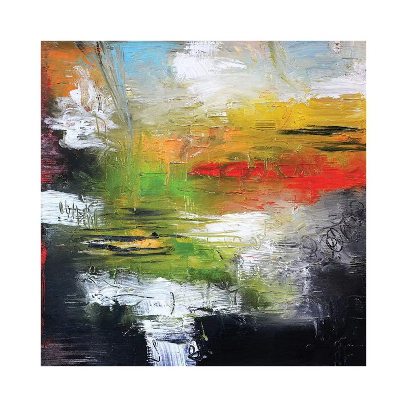 Abstract I, 30.48cm H x 30.48cm W x 1.91cm D