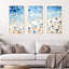 "Aérien Beach II" par Petal Prints - impression d'un seul cadre