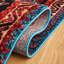 Tapis oriental turquoise / rouge Emereigh-270044540