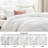 Essential Bedsure Shabby Elegance Striped Tufted Duvet Cover GentleSoft™️-105311182-105311189