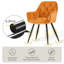 Velvet Tufted Upholstered Armchair Runge-384392279