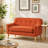 Decato Mid-Century Modern Tufted Loveseat Sofa with Birch Wood Legs-1011199599-1010316490
