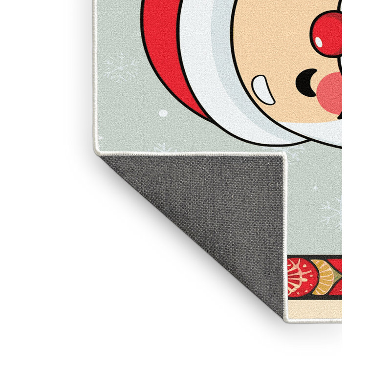 Tapis vacances de Noël The Holiday Aisle®, Rectangle 4pi x 6 pi