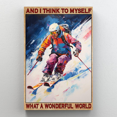 Skier dans un monde merveilleux