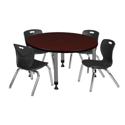 Ensemble de table de salle à manger et de chaises 12 po Kee